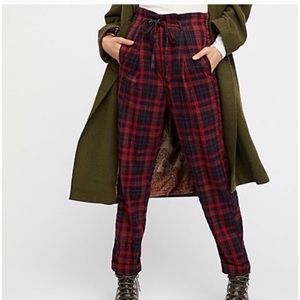 Free people Here and There paper bag trousers